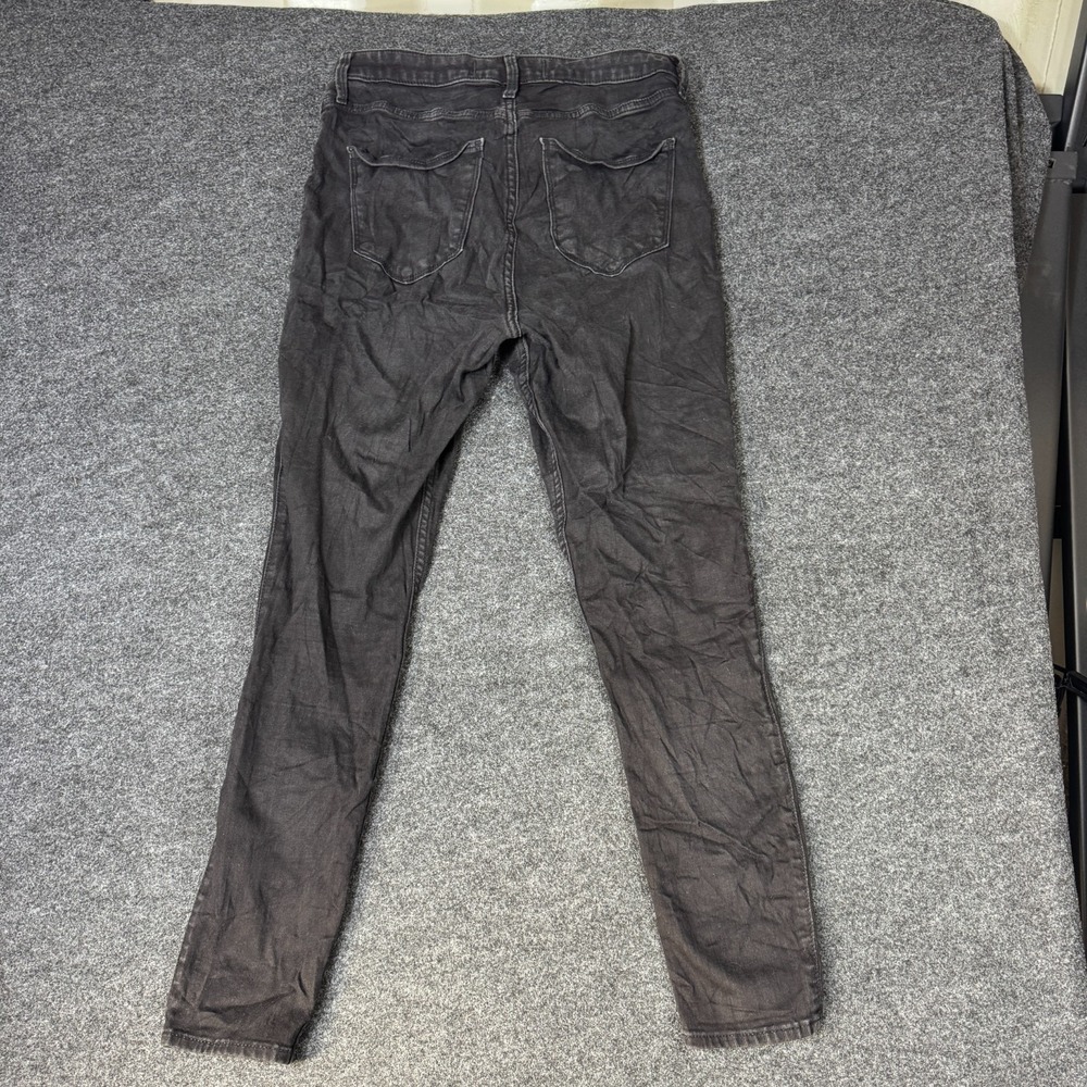 Hollister Ultra High Rise Legging Jeans Womens 13R Black Dark Wash Denim Stretch